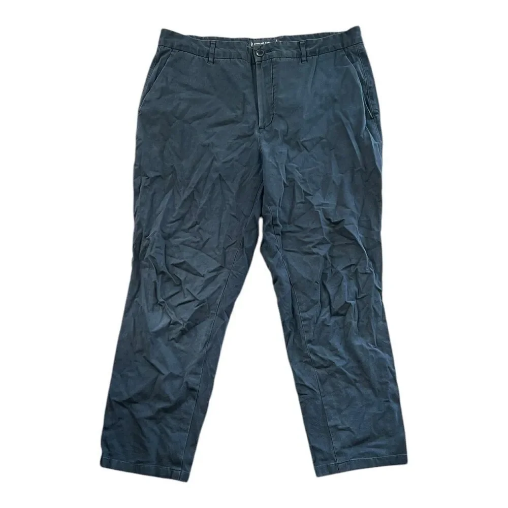 Everlane Uniform Navy Blue Athletic Fit Chino Pants 36